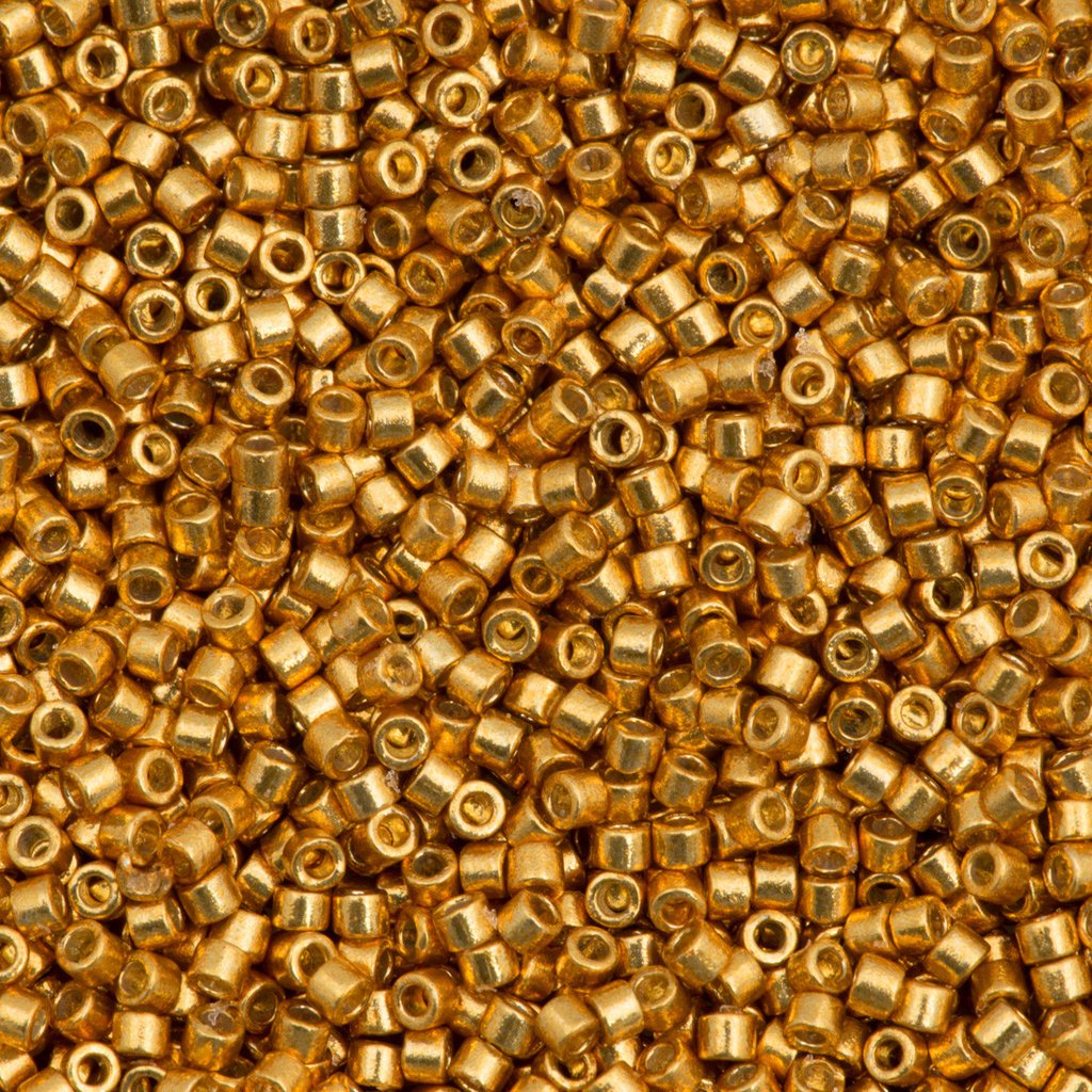 Miyuki Delica Seed Beads Size 11/0, Gold Metallic Collection DB42, DB410,  DB1832