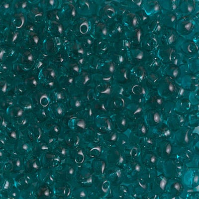 DRP29, Miyuki Drop, 3.4mm, Transp Teal