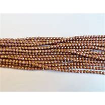 FP158, Fire Polish, 2mm, Luster Rose Gold Topaz, 50 beads (1 strand)