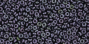 TN1190, TOHO Demi Round, 11/o, 2.2mm, Metallic Amethyst Gun Metal