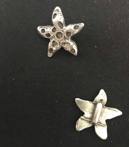 BBF2, Starfish Slider, Antique Silver