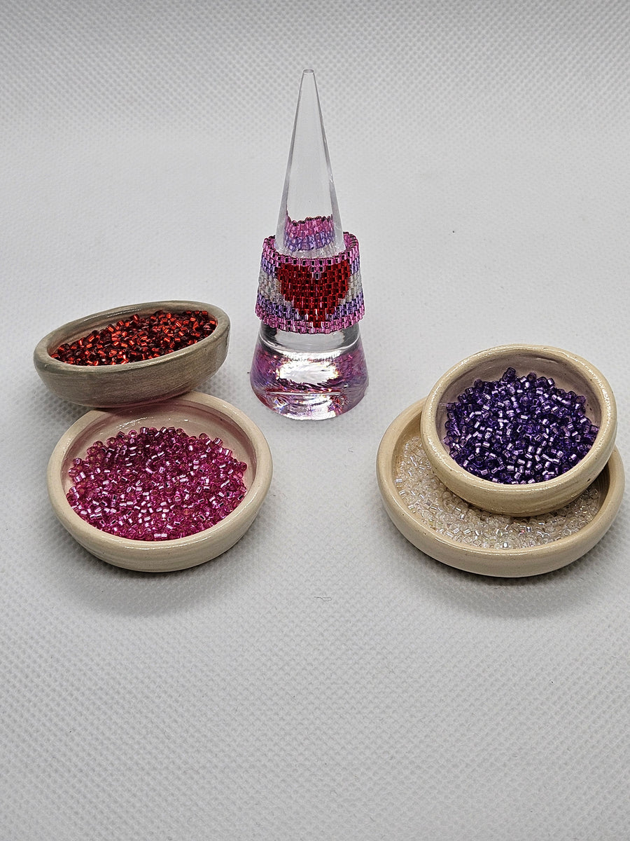 Valentine Heart Ring - FREE PATTERN – High Street Bead Company