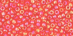 11T165, TOHO 11/o Round, Ruby Hyacinth Transparent Rainbow