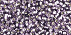 11T39, TOHO 11/o Round, Light Purple Silver Lined