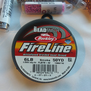 Fireline 6lb Smoke Grey 50yrd
