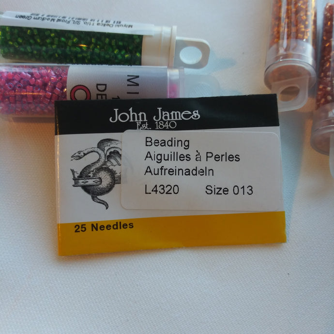 Needles - John James Beading #13