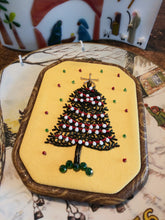 Christmas Tree Bead Embroidery