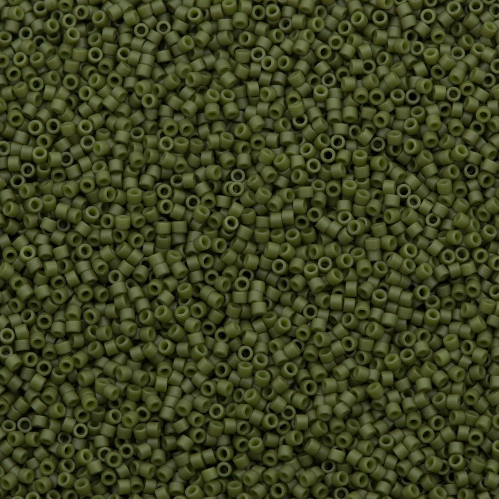 DB0391, Miyuki Delica 11/o, Matte Opaque Asparagus Luster – High