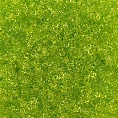 DB0712, Miyuki Delica 11/o, Transparent Lime Green