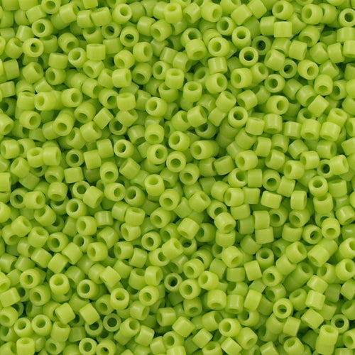 DB0733, Miyuki Delica 11/o, Opaque Lime Green