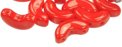 AR1, Par Puca ARCOS Bead, Opaque Coral Red