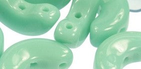 AR9, Par Puca ARCOS Bead, Opaque Green Turquoise