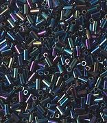 BGL10, Bugle Bead, Metallic Variegated Blue Iris, 3mm