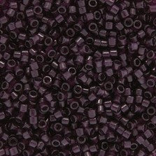 DB0784, Miyuki Delica 11/o, Dyed Matte Transparent Purple