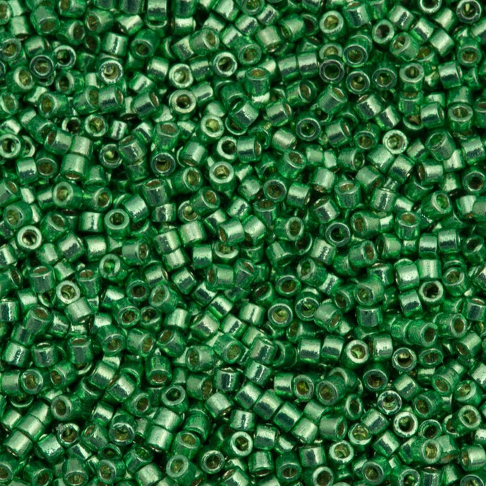 DB1844, Miyuki Delica 11/o, Duracoat Galvanized Dark Mint Green