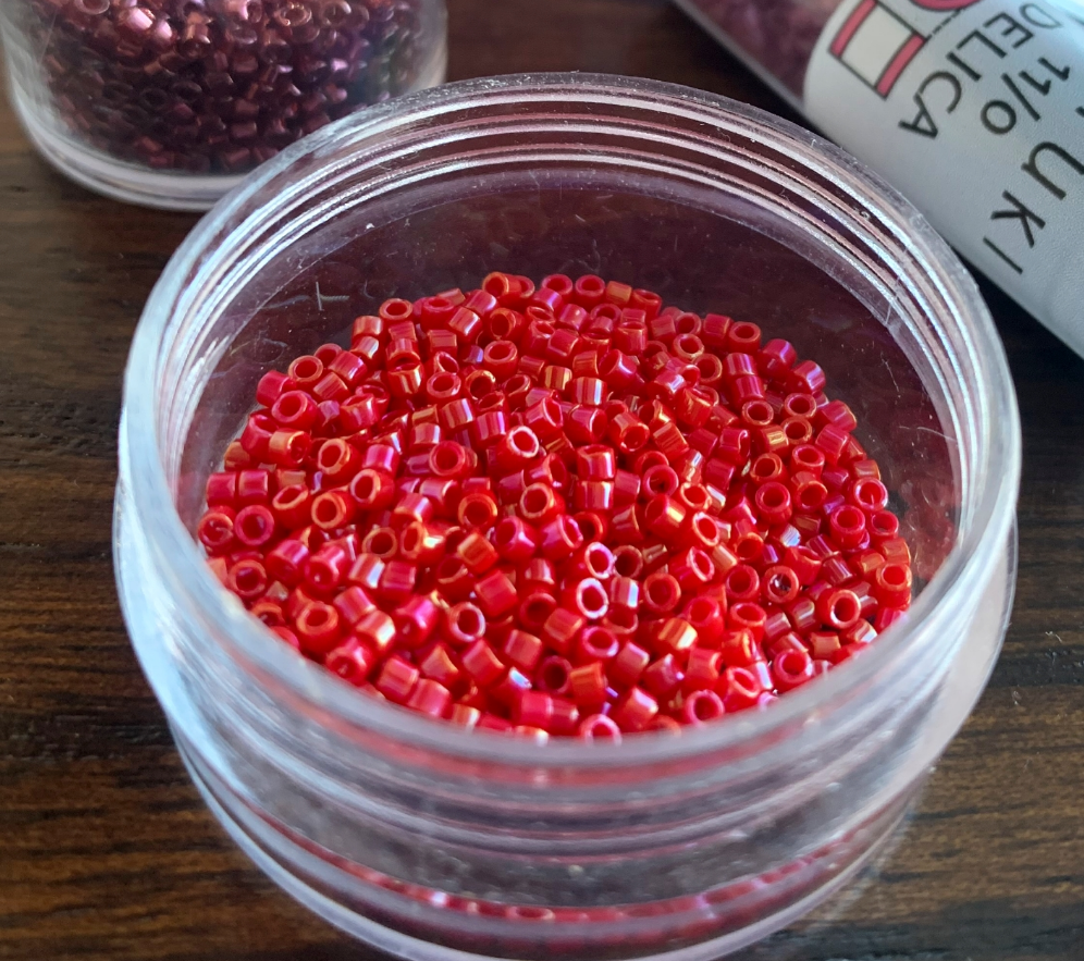 mei  DB0214, Miyuki Delica 11/o, Opaque Red Luster – High Street