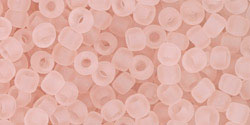 8T11F, TOHO 8/o Round, Transparent Frosted Rosaline