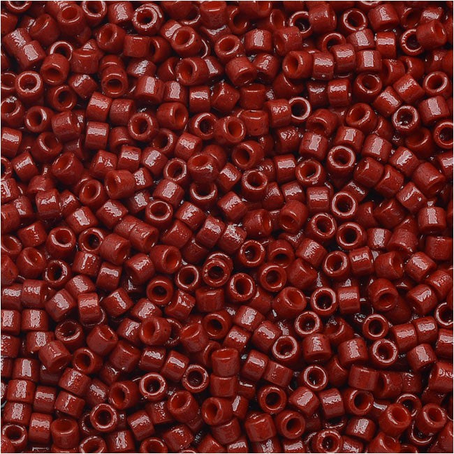 miyuki DB2119, Miyuki Delica 11/o, Duracoat Opaque Jujube Red – High
