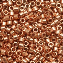 DB0040, Miyuki Delic.a 11/0, Bright Copper Plated Metallic